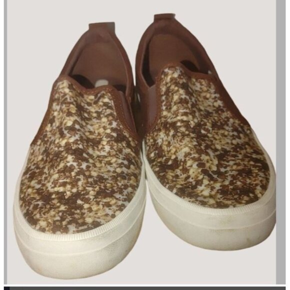 Sperry Good Humor Chocolate Éclair 8.5 Shoes Crest Twin Gore Womens - Picture 1 of 8